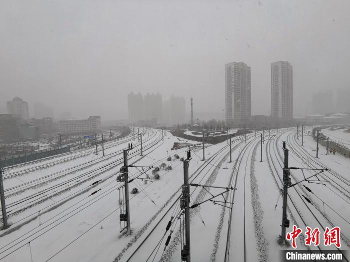 11月19日，黑龙江省迎来今年入冬以来最大降雪。　姜辉 摄