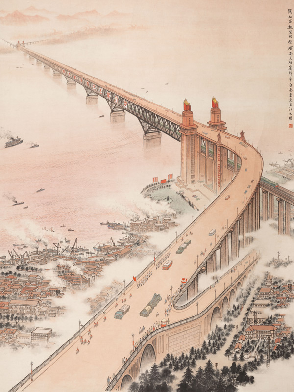 近现代中国画名家百幅精品亮相深圳 见证新中国发展